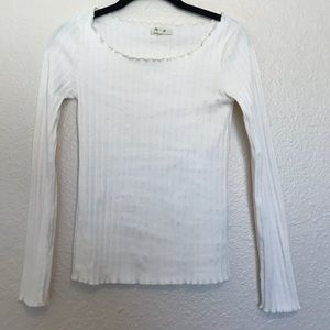 Madewell scoop neck long sleeve